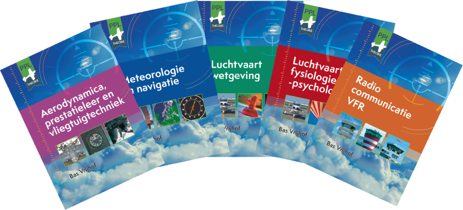 Lesboeken voor de piloot in de Banair Pilotshop op Eelde